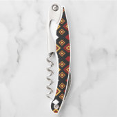 Geometrisch Tribal Triangle Patroon Kurkentrekker (Voorkant)