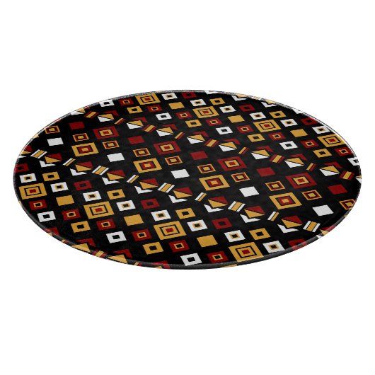 Geometrisch Tribal Triangle Patroon Snijplank (Hoek)