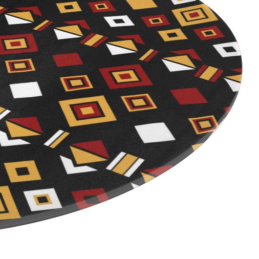 Geometrisch Tribal Triangle Patroon Snijplank (Hoek)