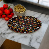 Geometrisch Tribal Triangle Patroon Snijplank