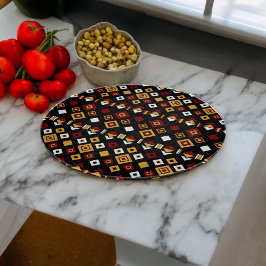 Geometrisch Tribal Triangle Patroon Snijplank