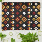 Geometrisch Tribal Triangle Patroon Theedoek (Gevouwen)