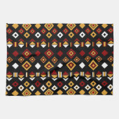 Geometrisch Tribal Triangle Patroon Theedoek (Horizontaal)