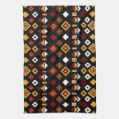 Geometrisch Tribal Triangle Patroon Theedoek (Verticaal)