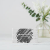 Geometrisch | Verfkwast Visitekaartje (Staand voorkant)