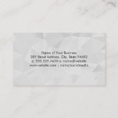 Geometrisch | Verfkwast Visitekaartje (Achterkant)