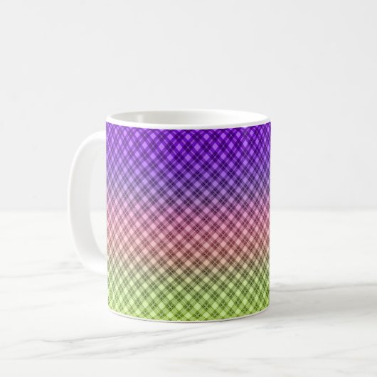 Geometrisch, verloop, Ombre Koffiemok (Voorkant links)