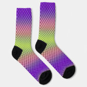 Geometrisch, verloop, Ombre Sokken (Rechts)