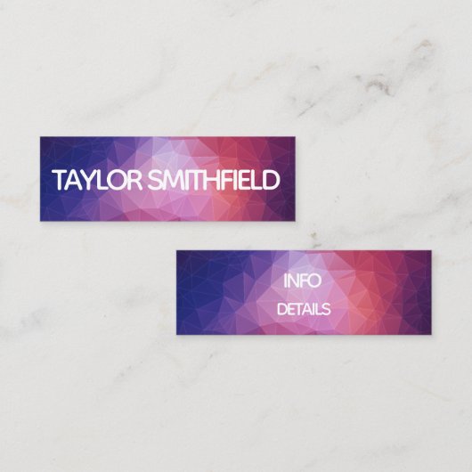 geometrisch verloop visitekaartje (Voorkant / Achterkant)