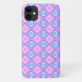 Geometrisch Vierkant & Diamant iPhone 15 Case