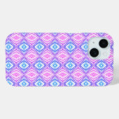 Geometrisch Vierkant & Diamant Case-Mate iPhone Case (Achterkant (horizontaal))