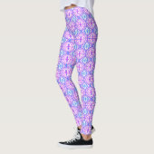 Geometrisch Vierkant & Diamant Leggings (Links)