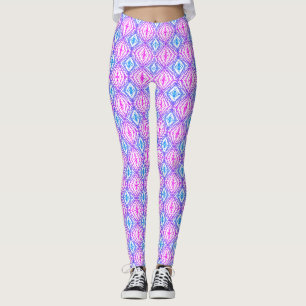 Geometrisch Vierkant & Diamant Leggings