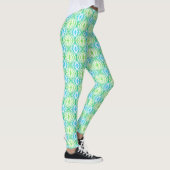 Geometrisch Vierkant & Diamant Leggings (Rechts)