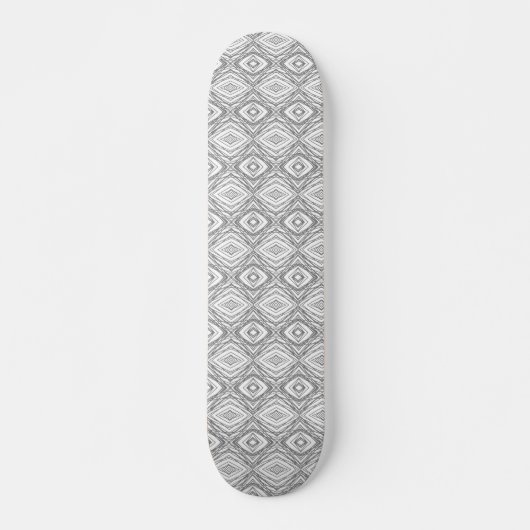 Geometrisch Vierkant & Diamant Persoonlijk Skateboard (Voorkant)
