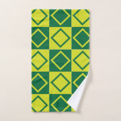 Geometrisch vierkant Diamond Bad Handdoek (Handdoek)