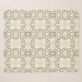 Geometrisch vierkant patroon deken (Voorkant (horizontaal))