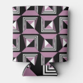 Geometrisch vierkant patroon, naadloos ontwerp. blikjeskoeler (Voorkant)