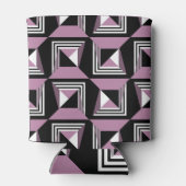 Geometrisch vierkant patroon, naadloos ontwerp. blikjeskoeler (Achterkant)