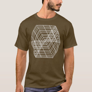 Geometrisch vierkant vormontwerp 1 t-shirt