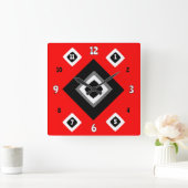 Geometrisch Vierkante Klok (Huis)