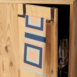 Geometrisch vierkantjes geometrisch patroon theedoek