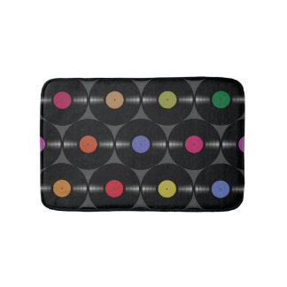 Geometrisch Vinyl: Eenvoudige naadloze achtergrond Badmat