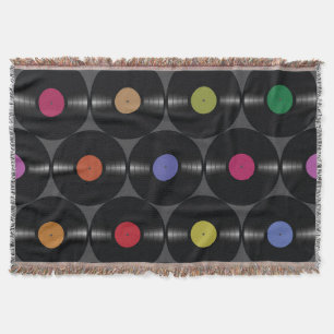 Geometrisch Vinyl: Eenvoudige naadloze achtergrond Deken