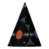 Geometrisch Vinyl: Eenvoudige naadloze achtergrond Feesthoedjes (Links)