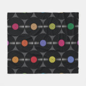 Geometrisch Vinyl: Eenvoudige naadloze achtergrond Fleece Deken (Voorkant (Horizontaal))