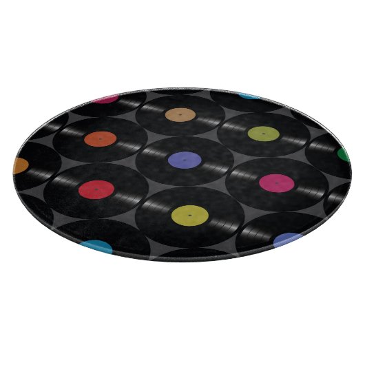 Geometrisch Vinyl: Eenvoudige naadloze achtergrond Snijplank (Hoek)