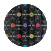 Geometrisch Vinyl: Eenvoudige naadloze achtergrond Snijplank (Voorkant)