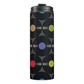 Geometrisch Vinyl: Eenvoudige naadloze achtergrond Thermosbeker
