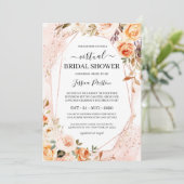 Geometrisch virtueel Vrijgezellenfeest in de herfs Kaart (Staand voorkant)