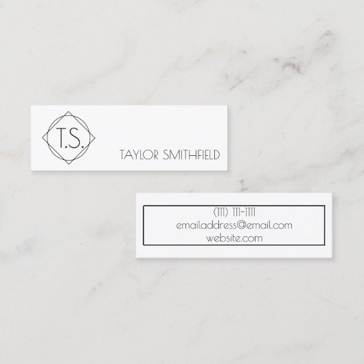 geometrisch visitekaartje (Voorkant / Achterkant)