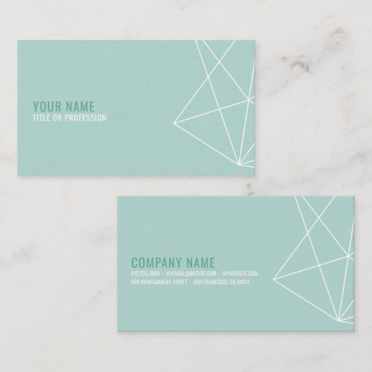 Geometrisch Visitekaartje (Voorkant / Achterkant)