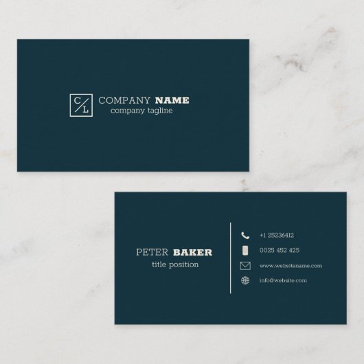 Geometrisch Visitekaartje (Voorkant / Achterkant)