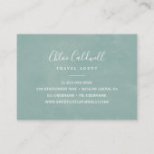 Geometrisch Visitekaartje van tropische bries (Achterkant)