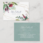 Geometrisch Visitekaartje van tropische bries (Voorkant / Achterkant)