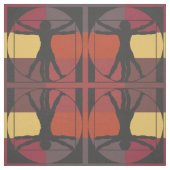 Geometrisch Vitruviaans Man Stof (Swatch)