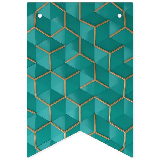 geometrisch vlaggetjes (Eerste vlag)