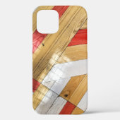 Geometrisch vloerpatroon van hout Case-Mate iPhone case (Achterkant)