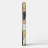 Geometrisch vloerpatroon van hout Case-Mate iPhone case (Achterkant / Rechts)