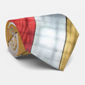 Geometrisch vloerpatroon van hout stropdas (Opgerold)