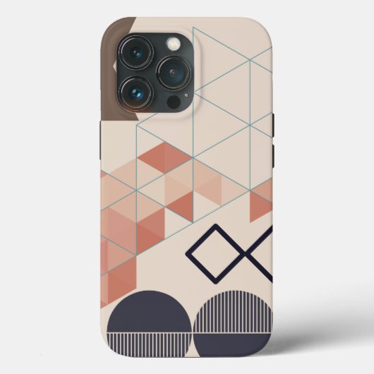 geometrisch vormpatroon Case-Mate iPhone case (Achterkant)