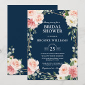 Geometrisch Vrijgezellenfeest van de bleekroze Flo Kaart (Voorkant / Achterkant)