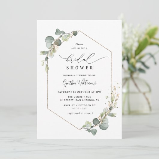 Geometrisch vrijgezellenfeest van de groenergine v kaart (Staand voorkant)