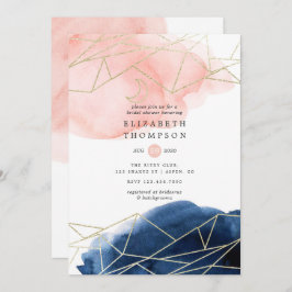 Geometrisch Vrijgezellenfeest van de zeemacht en v Kaart