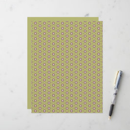 Geometrisch Warm Neutral Hexagons Scrapbook Paper