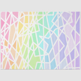 Geometrisch weefselpapier voor regenbooggradiënt tissuepapier